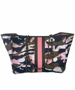 Ahdorned Breast Cancer Awareness - Neoprene Tote (Pink Camo)