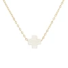 Enewton 16” Necklace Gold - Signature Cross Off-White Jewelry