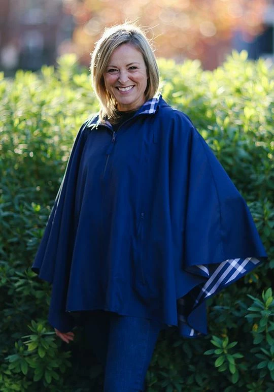 Rainraps Navy & Navy Plaid SPORTYRAP Apparel