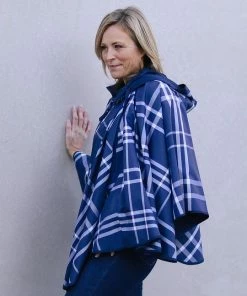 Rainraps Navy & Navy Plaid SPORTYRAP Apparel