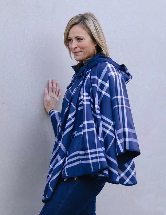 Rainraps Navy & Navy Plaid SPORTYRAP Apparel