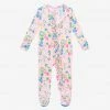 Posh Peanut Nicole Footie Ruffled Zippered One Piece Baby