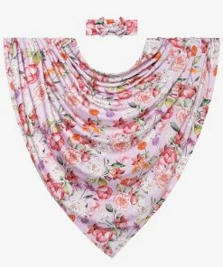 Posh Peanut Pari Infant Swaddle And Headwrap Set