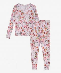 Posh Peanut Apparel Pari Women Long Sleeve Pajama Set