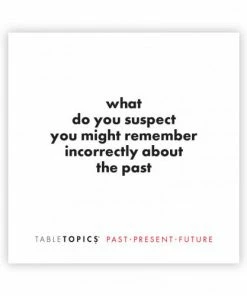 TableTopics Past Present Future