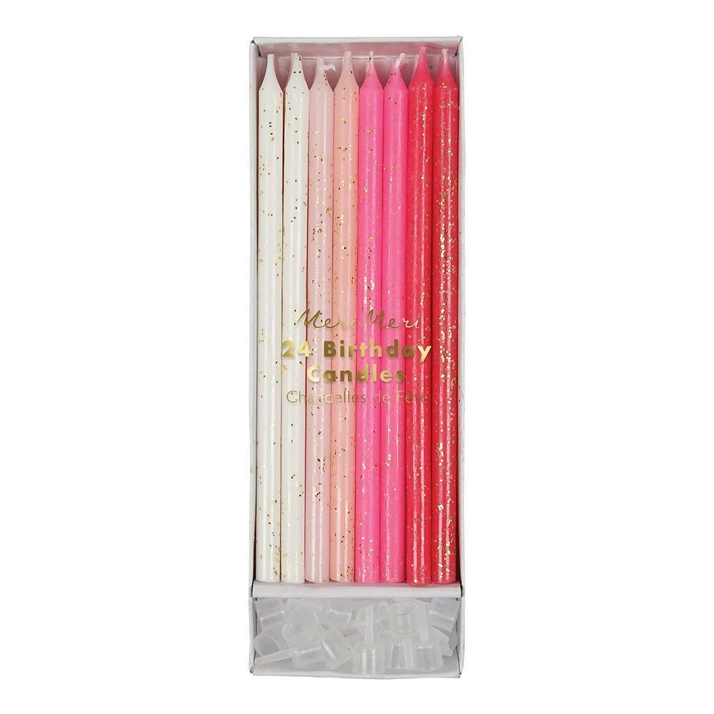 Meri Meri Pink Straight Birthday Candle