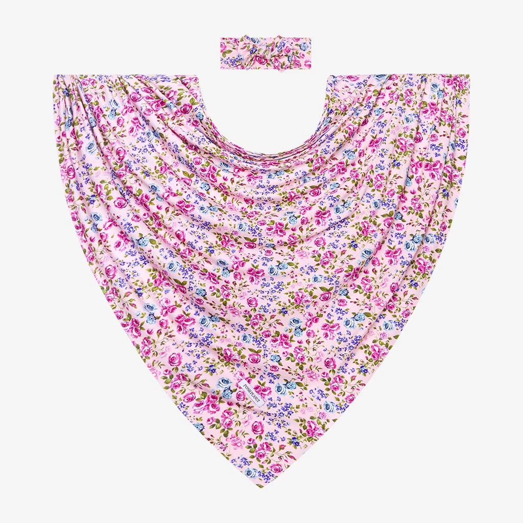 Posh Peanut Baby Pixie Infant Swaddle And Headwrap Set