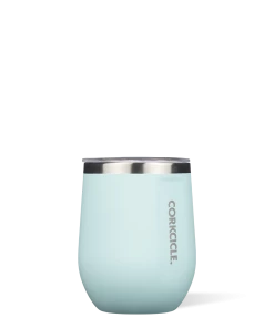 Corkcicle Drinkware Powder Blue 12 Oz Stemless