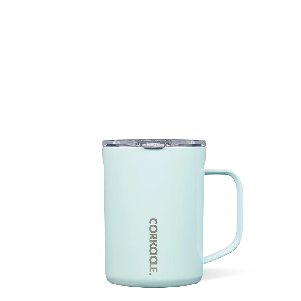 Corkcicle Powder Blue 16 Oz Coffee Mug