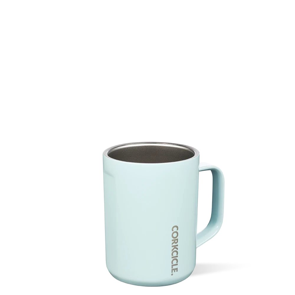 Corkcicle Powder Blue 16 Oz Coffee Mug