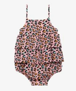 Posh Peanut Roxy Basic Ruffled Spaghetti Romper