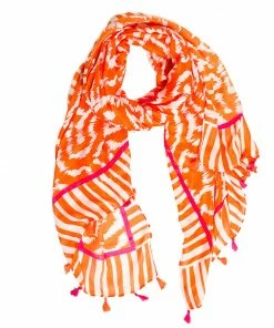Top It Off Accessories Alma Scarf - Orange