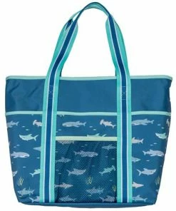Stephen Joseph Printed Beach Tote - Shark Baby