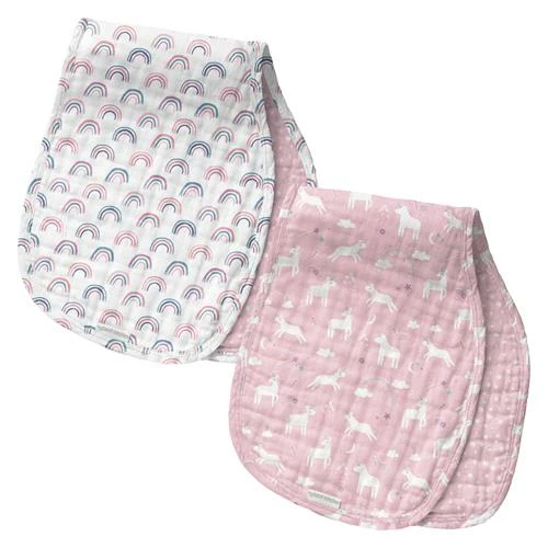 Stephen Joseph Muslin Burp Cloths - Unicorn Baby