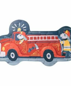 Stephen Joseph Shaped Jigsaw Puzzle - Firetruck