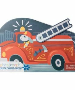 Stephen Joseph Shaped Jigsaw Puzzle - Firetruck