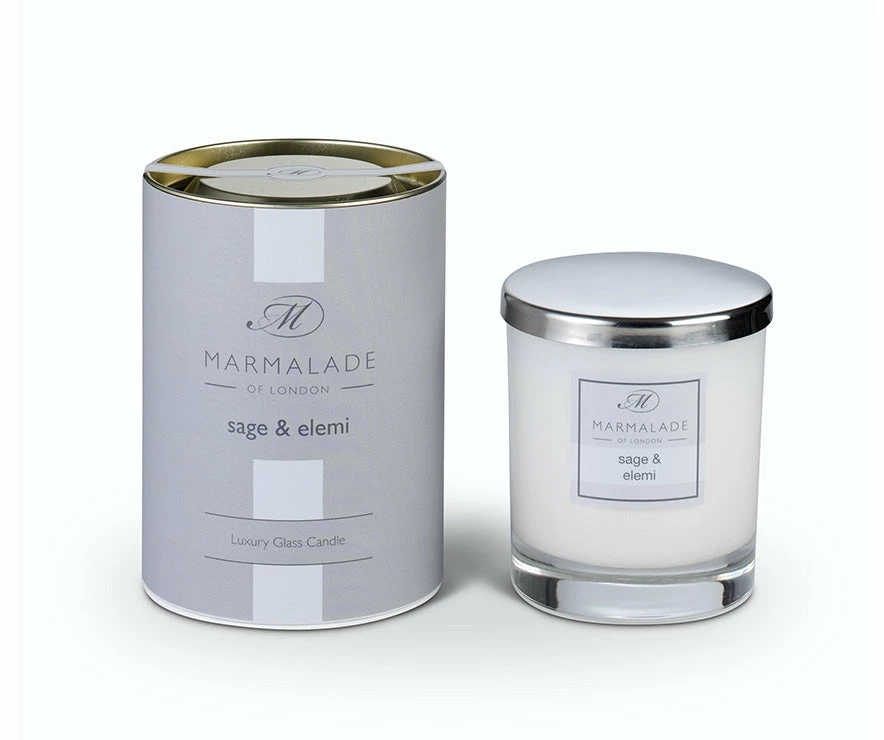 Marmalade Of London Sage & Elemi Glass Candle Gifts