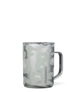 Corkcicle Snow Leopard 16 Oz Coffee Mug