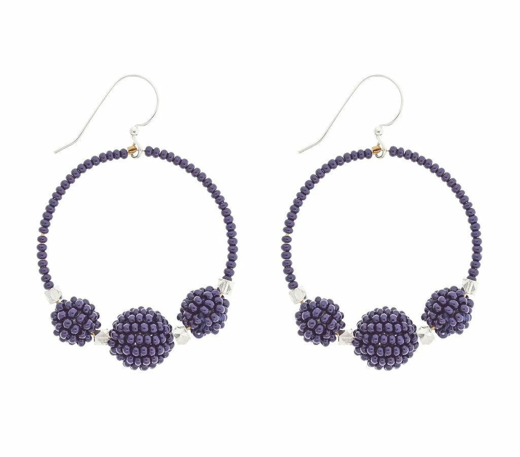 Aid Through Trade The Uptown Girl Hoops (Assorted Colors) Jewelry