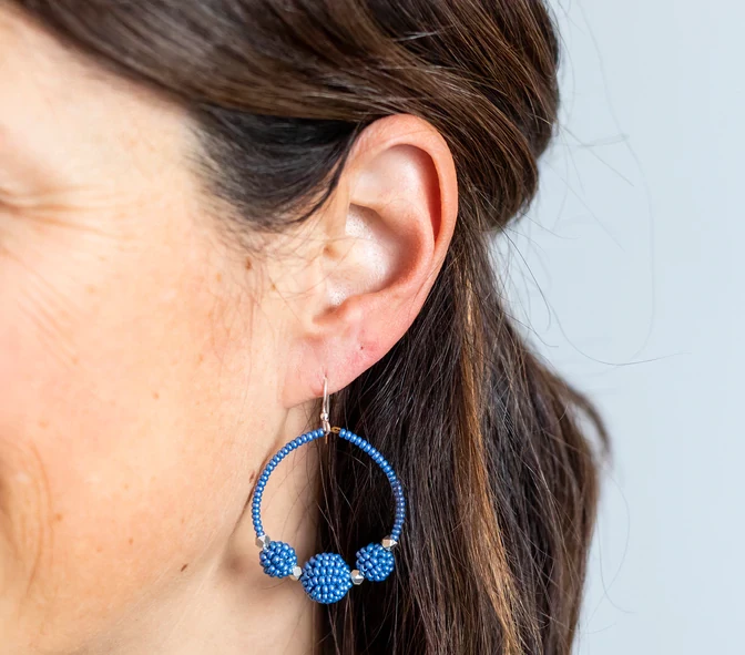 Aid Through Trade The Uptown Girl Hoops (Assorted Colors) Jewelry