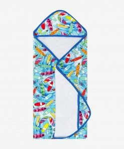 Posh Peanut Baby Wave Hooded Towel