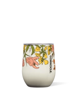 Corkcicle Wildflower Cream 12 Oz Stemless