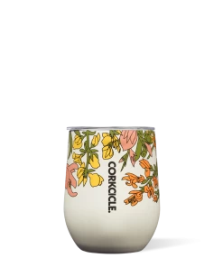 Corkcicle Wildflower Cream 12 Oz Stemless