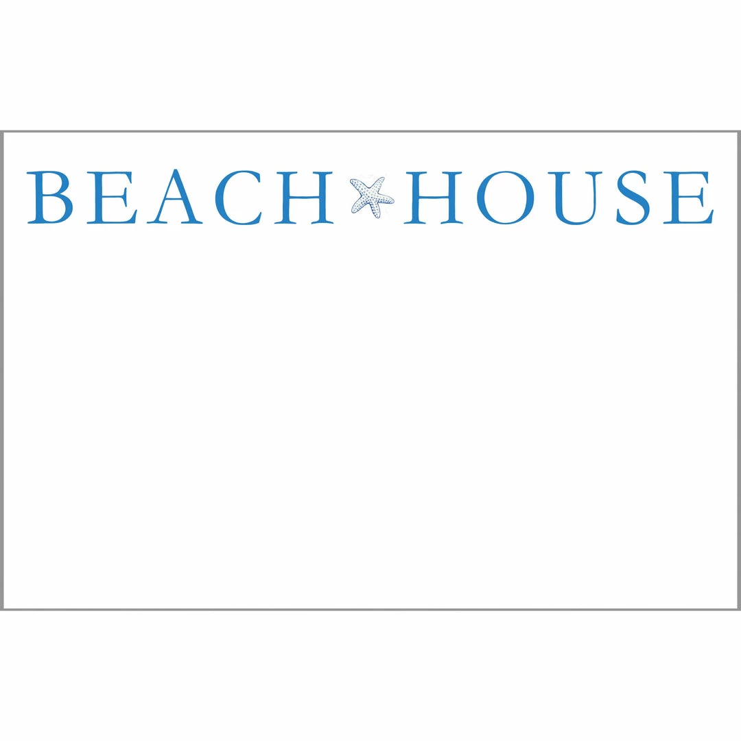 WH Hostess 8.5 X 5.5 Slab Notepad - Beach House