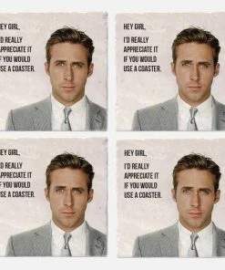 Versatile Coasters Drinkware Hey Girl