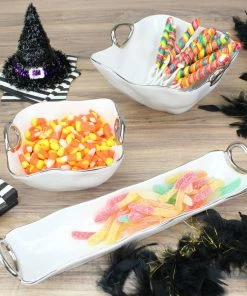 Pampa Bay Cracker Tray - White (Handle With Style) Gifts