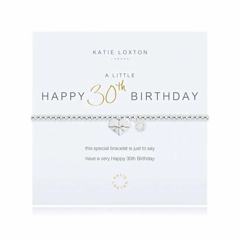 Katie Loxton A Little Happy 30th Birthday Bracelet Gifts