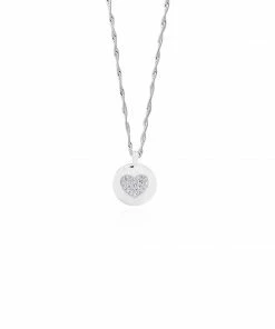 Katie Loxton Darcey Heart Disc Pendant