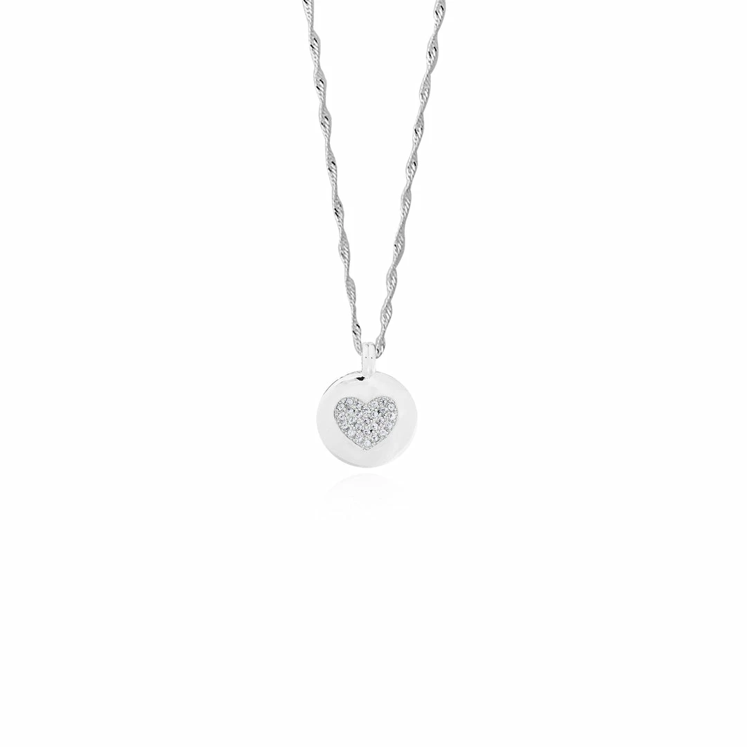 Katie Loxton Darcey Heart Disc Pendant