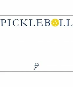 WH Hostess 8.5 X 5.5 Slab Notepad - Pickleball